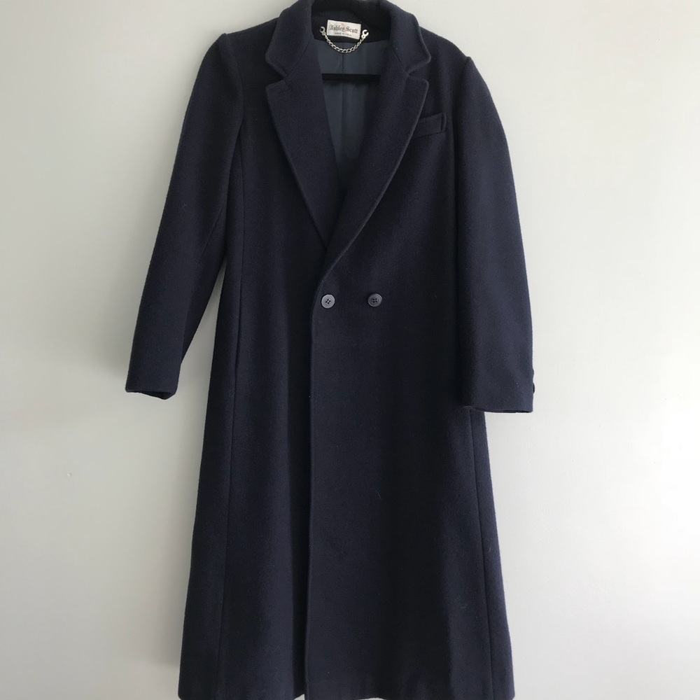 Ashley Scott wool trench coat